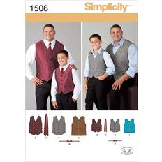 Simplicity Male Waistcoat Sewing Pattern 1506