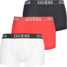 Guess Men's Underwear Guess 3-pack joe boxer trunks, red/black/white combo