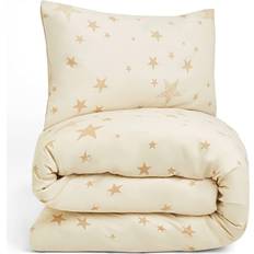 Beige Bed Set Kid's Room Dreamscene Stars Duvet Cover with Pillowcase Bedding Set 47.2x59.1"