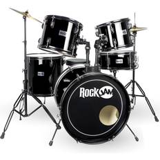 Best Drum Kits Rockjam Full Size Drum Kit Black