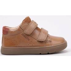 Geox Kids Biglia Trainers in Leather/Suede with Touch 'n' Close Fastening