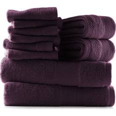 Hearth & Harbor Ring Spun Bath Towel Purple