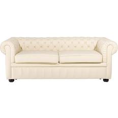 Beliani Chesterfield Sofa 195cm 3 Seater