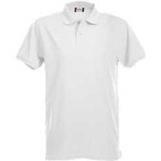 Clique Stretch Premium Polo Shirt Men's - White