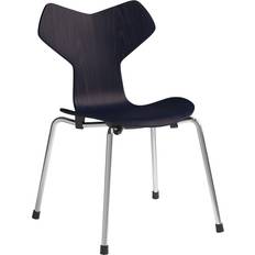 Fritz Hansen Grand Prix children's chair Midnight blue painted ash-chrome