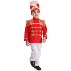 Dress Up America Drum major costume for kids red marching band uniform