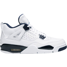 Men - Nike Air Jordan 4 Shoes Nike Air Jordan 4 Retro LS Columbia M - White/Midnight Navy/Legend Blue