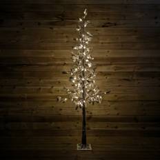 Decoris 8ft 2.4m 240 Flocked Lit Christmas Tree