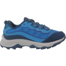 Blue Climbing Shoes Merrell Kid's Moab Speed Low - Blue
