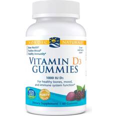 Nordic Naturals Vitamin D3 1000 IU Wild Berry 60 pcs