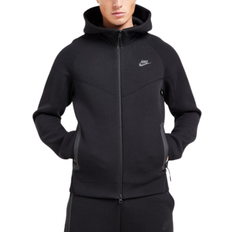 M Jumpers Nike Tech Fleece Full Zip Hoodie - Black