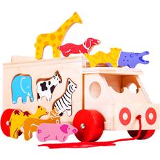 Shape Sorters Bigjigs Animal Shape Lorry