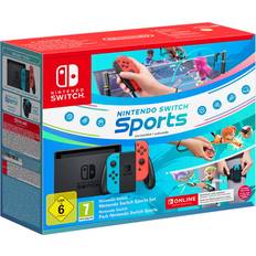 Nintendo Preloaded Games Game Consoles Nintendo Switch Neon Red/Neon Blue Sport Set