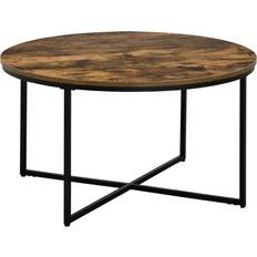 Homcom Industrial Round Coffee Table