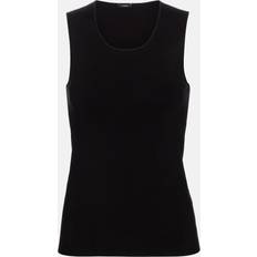 Joseph Silk-blend jersey tank top black