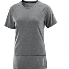 Salomon Women's Cross Run S/S Tee Running shirt XS, grey