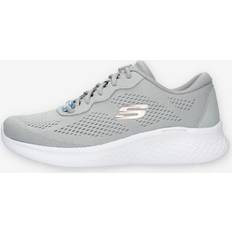 Skechers womens pro perforated trainers grey