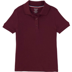 French Toast Girl's Polo T-shirt - Burgundy