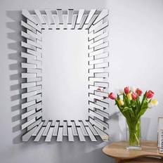 Mirrors Furniturebox Starburst Wall Mirror 66x100cm