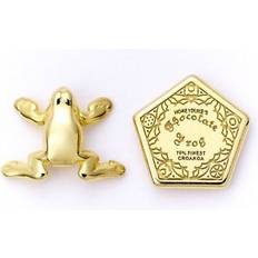 Harry Potter gold earrings chocolate frog