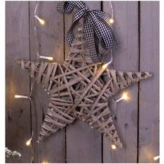 St Helens Light Wicker Star Woven Willow Christmas Tree Ornament