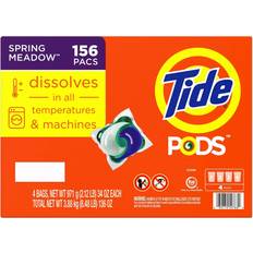 Tide pods liquid laundry detergent pacs, spring meadow