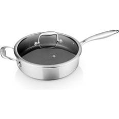 NutriChef 3.4QT Steel Jumbo Triply with lid