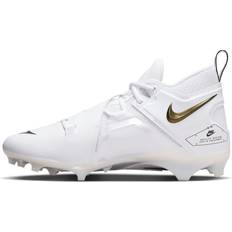 Men - Nike Air Max Football Shoes Nike Alpha Menace Pro 'White Black Gold'