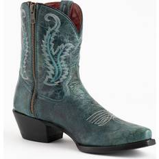 Turquoise - Women High Boots Ferrini Molly R-Toe