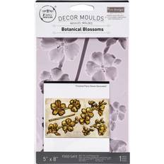 Prima marketing re-design 5"x8"x8mm-botanical blossoms Chocolate Mold