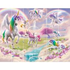 Walltastic Interior Decorating Walltastic Magical Unicorn Mural, Pastel