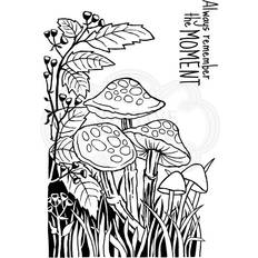 Woodware Toadstools Clear Stamp 10x15cm