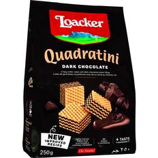 Loacker Wafer Quadratini Dark Chocolate 250g 1pack