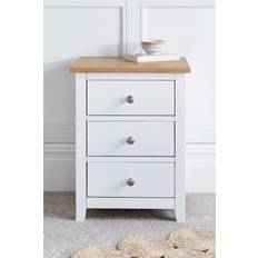 Time4Sleep Wilmslow Wooden 3 Bedside Table