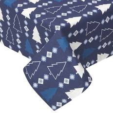 Homescapes Round Tablecloth Blue