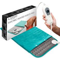 Livivo Therapeutic electric heat pad soothing muscle tension back neck pain relief