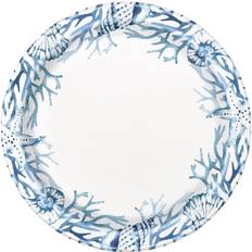 Unique Party Reefs Dinner Plate Pack of 8