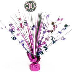 Amscan Sparkling Celebration 30th Birthday Centrepiece Spray Decoration