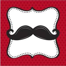 B&Q Madness Moustache Napkins Pack of 16