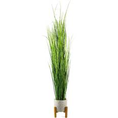 Leaf 130Cm Large Grass With Stand Artificial Plant