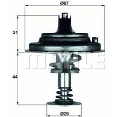 Mahle thermostat für mercedes s-klasse w126,w140,c126,c140,sl r129