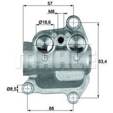 Mahle Thermostat, ölkühler to 12 100