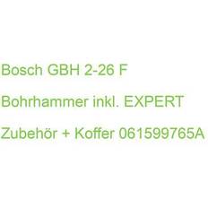 Bosch Mains Hammer Drills Bosch GBH 2-26 F Bohrhammer inkl. EXPERT Zubehör Koffer