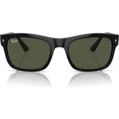 Women Sunglasses Ray-Ban Unisex Rb4428 Black Frame Green Lenses 56-21