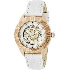 Empress godiva automatic mop leather-band rose gold/white