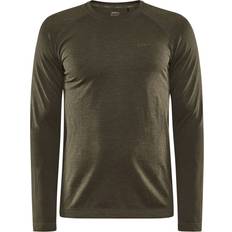 Brown - Men Base Layer Tops Craft Core Dry Active Comfort LS Men Juniper-680000