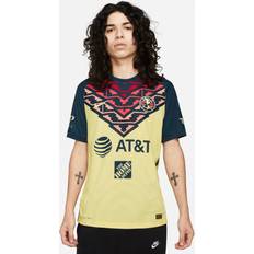 Nike 2021-22 Club America Home ADV Match Jersey Yellow-Navy