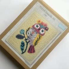 Trimits Punch Needle Kit Owl MultiColoured
