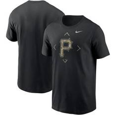 Nike Men's Black Pittsburgh Pirates Camo Logo T-Shirt