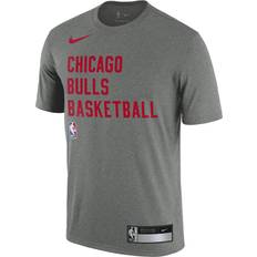 Nike Men's Chicago Bulls Grey Practice T-Shirt, Medium, Gray